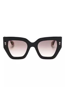 ETRO солнцезащитные очки в оправе 'бабочка', черный