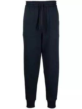 ETRO спортивные брюки с вышивкой Pegaso, синий