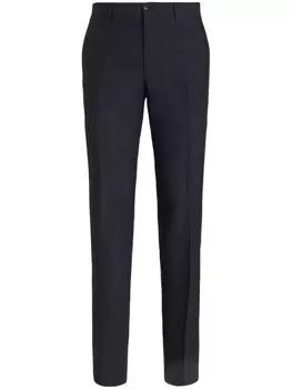 ETRO straight-leg trousers, черный