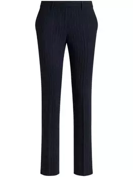ETRO строгие брюки в тонкую полоску, черный