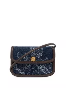ETRO сумка на плечо с принтом пейсли, синий
