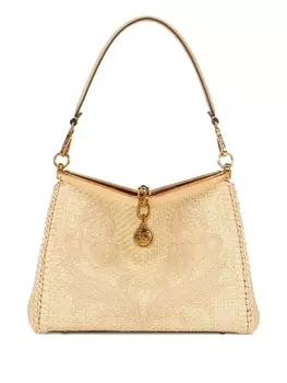 ETRO сумка на плечо Vela среднего размера, нейтральный цвет