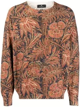 ETRO толстовка с принтом, красный