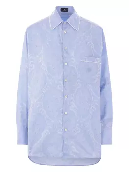 ETRO топ с принтом пейсли, синий