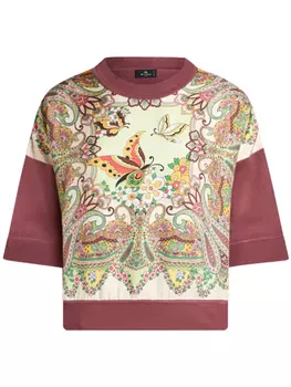 ETRO трикотажная футболка, нейтральный
