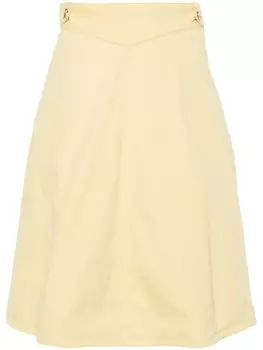 ETRO юбка миди с узором в елочку, желтый