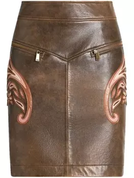 ETRO юбка мини, коричневый
