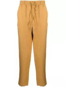 ETRO укороченные брюки с кулиской, коричневый