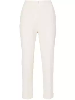 ETRO укороченные брюки с завышенной талией, белый