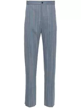 ETRO зауженные брюки в полоску, синий