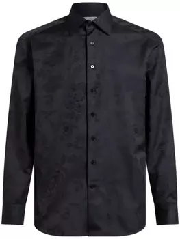 ETRO жаккардовая рубашка, черный