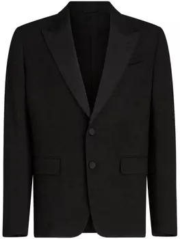 ETRO жаккардовый пиджак с узором, черный