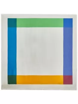 ETRO жаккардовый шарф, белый