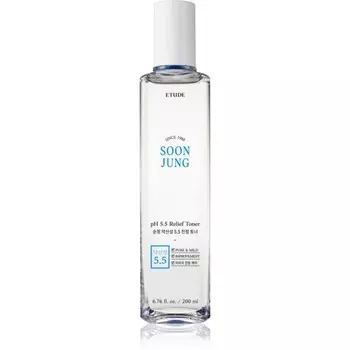 ETUDE OnceJung pH 5.5 Relief Toner успокаивающий тоник для лица, регенерирующий и обновляющий кожу 200 мл Inna Marka