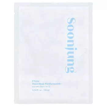 ETUDE, SoonJung, тканевая маска для лица с пантенсозидом, 1 шт., 25 мл (0,84 жидк. Унции)