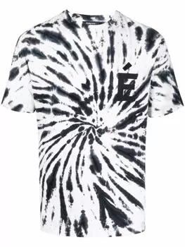 Etudes футболка с принтом тай-дай, белый