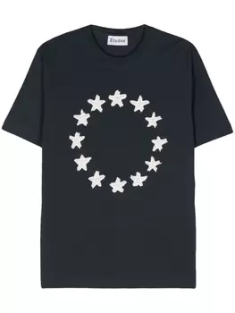 Etudes футболка The Wonder Painted Stars, синий