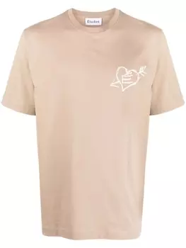 Etudes футболка Wonder с вышивкой граффити, нейтральный цвет