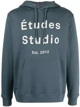 Etudes худи Studio с логотипом, синий