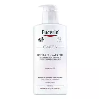 Eucerin Масло для душа Omega Bath 400 мл, Clear