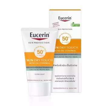 Eucerin Sun Dry Touch Oil Control Face SPF50+ 20 мл, White
