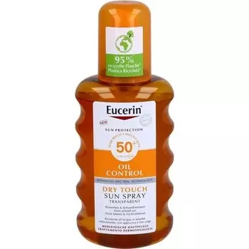 Eucerin Sun Oil Control Body Прозрачный спрей Spf 50+ 200 мл