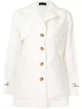 Eudon Choi многослойный блейзер, белый