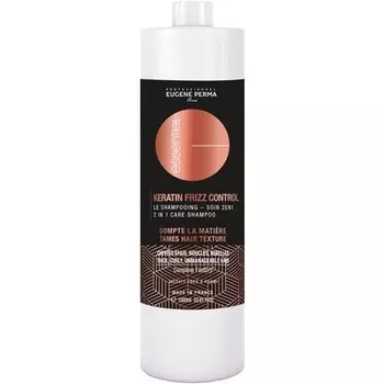 Eugene Perma Professional 2 в 1 Кератиновый шампунь против вьющихся волос для густых волос/кудрявых/непослушных волос 1л Essentiel