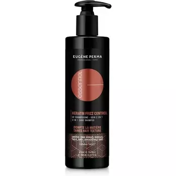 Eugene Perma Professional 2-в-1 Кератиновый шампунь против вьющихся волос для густых/кудрявых/непослушных волос 400 мл, Essentiel