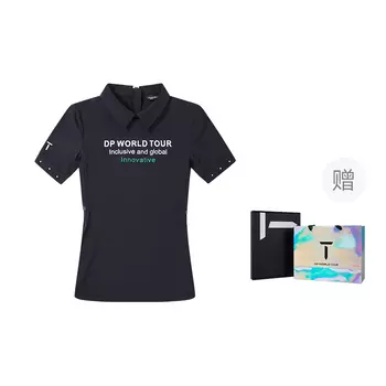 EUROPEAN TOUR Футболка женская черная