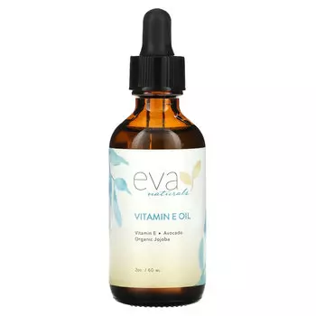Eva Naturals, Масло с витамином E, 60 мл