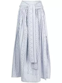 Evarae расклешенная юбка Kyla, синий