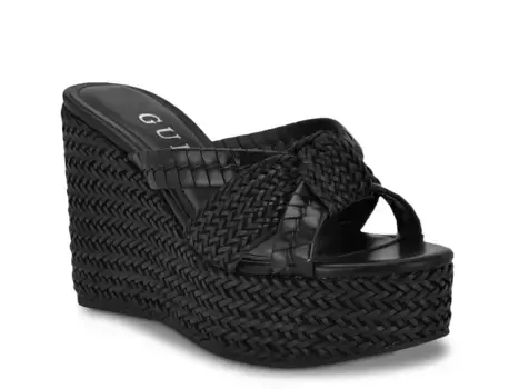 Eveh Wedge Сандалии Guess, Black