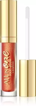 Eveline Cosmetics, All In One Maxi Glow, блеск для губ 114, 4,5 мл