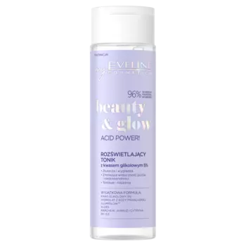 Eveline Cosmetics Beauty&Glow осветляющий тоник для лица, 200 мл