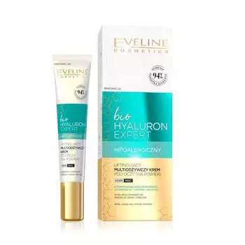 Eveline Cosmetics Bio Hyaluron Expert мультипитательный лифтинг-крем для глаз и век 20мл