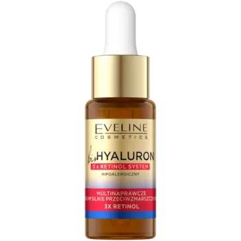 Eveline Cosmetics Biohyaluron Ночная сыворотка для лица против морщин, 18 мл