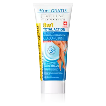 Eveline Cosmetics Body Therapy Professional крем для депиляции 8в1, 200 мл