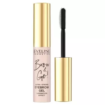 Eveline Cosmetics, Brow & Go! ультрасильный гель для бровей, 6мл