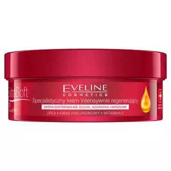 Eveline Cosmetics Extra Soft SOS специализированный интенсивно регенерирующий крем для лица и тела 10% Urea 175мл