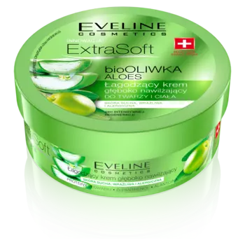 Eveline Cosmetics Extra Soft успокаивающий, глубоко увлажняющий крем для лица и тела, 175 мл