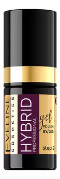 Eveline Cosmetics, Hybrid Professional, гибридный лак для ногтей 329 Juicy Grape, 5 мл