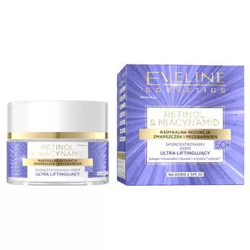 Eveline Cosmetics Концентрированный дневной крем-лифтинг с ретинолом и ниацинамидом 50+ 50мл