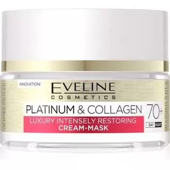 Eveline Cosmetics Крем-маска восстанавливающая Platinum & Collagen 70+ 50 мл