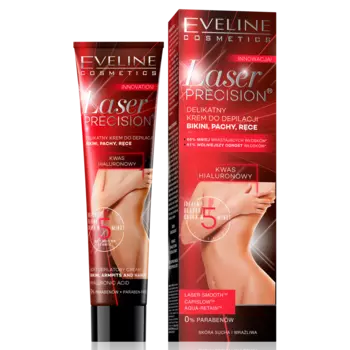 Eveline Cosmetics Laser Precision крем-депилятор для чувствительной кожи рук, подмышек и бикини, 125 мл
