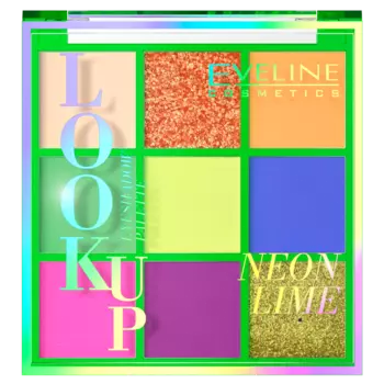 Eveline Cosmetics Look Up Neon Lime палетка теней для век, 9 г