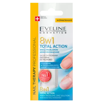 Eveline Cosmetics Nail Therapy Professional 8w1 кондиционер для ногтей 8в1, 12 мл