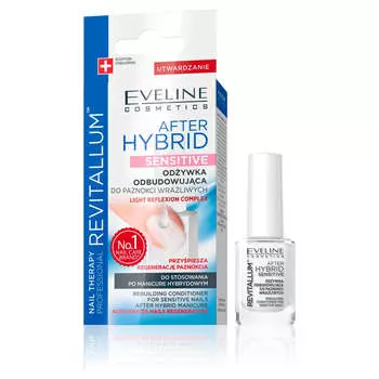Eveline Cosmetics Nail Therapy Professional Revitallum After Hybrid Sensitive восстанавливающий кондиционер для чувствительных ногтей 12мл