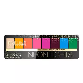 Eveline Cosmetics Палитра теней для век Professional Eyeshadow Palette 06 Neon Lights 8g