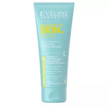 Eveline Cosmetics Perfect Skin.acne микроотшелушивающая маска-пилинг-паста 3в1 75мл